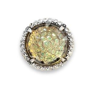 Premier Designs Sublime Aurora Borealis Crystal Statement Ring Size 7 or 9